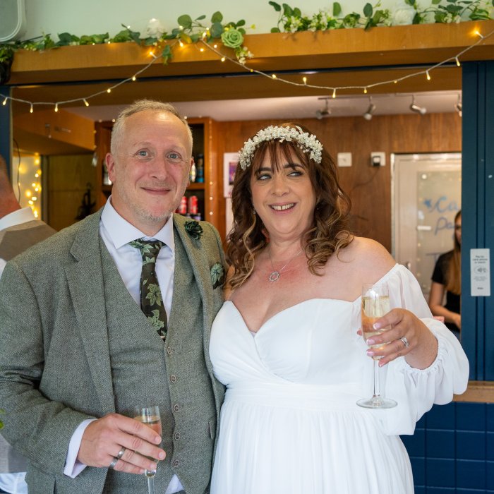 Dan and Joolz wedding party 1