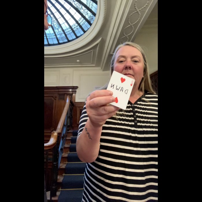 Dawn with her impossible souvenir