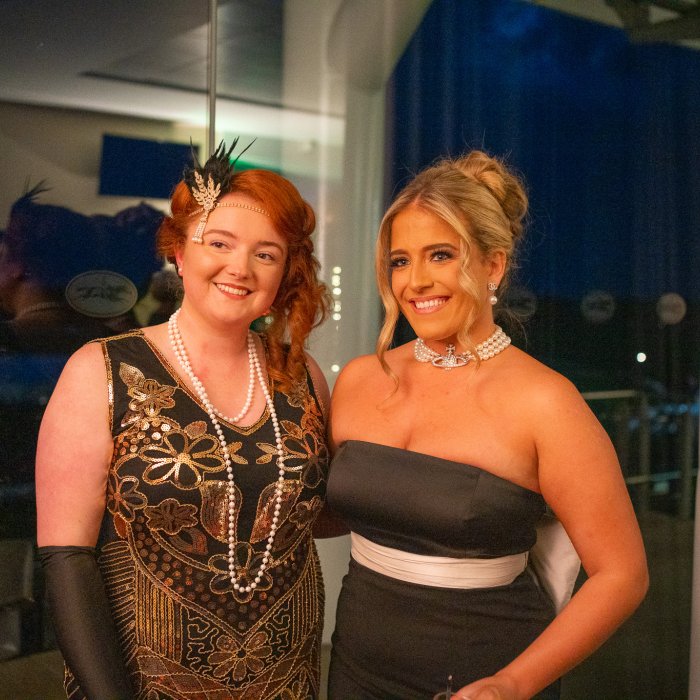 Charlotte and friend at the M & K charity ball at York Racecourse2