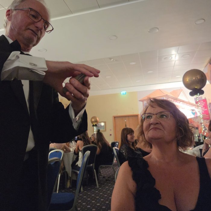 Magic Martin at the M & K charity ball at York Racecourse9