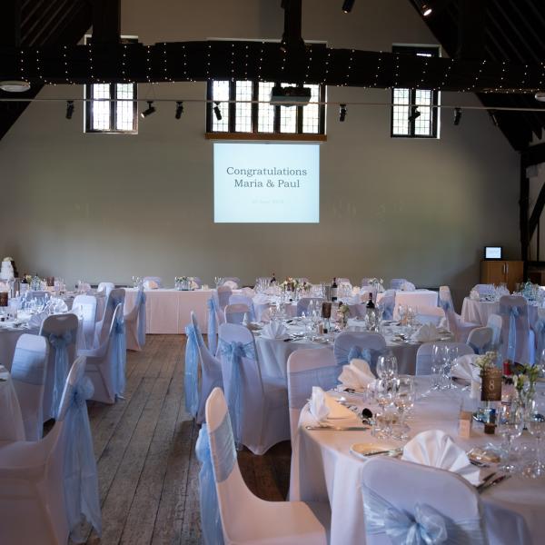 Magician at Maria and Paul's wedding in the Hospitium, York 3