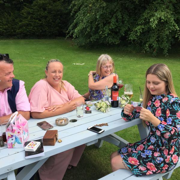 Magician at Nicola and Steve's wedding at Hardwick Hall near Sedgefield 1