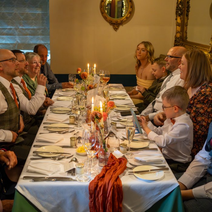 Guests at Phil and David's wedding party 4