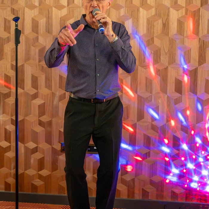 Tony's friend Gary Brown performing some classic songs. Image 2