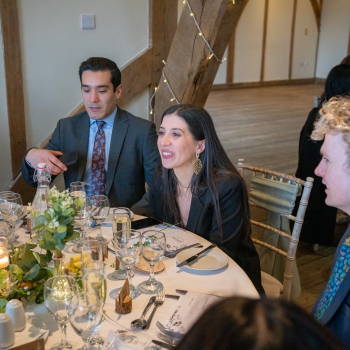 Wedding guests with Nando and Hana